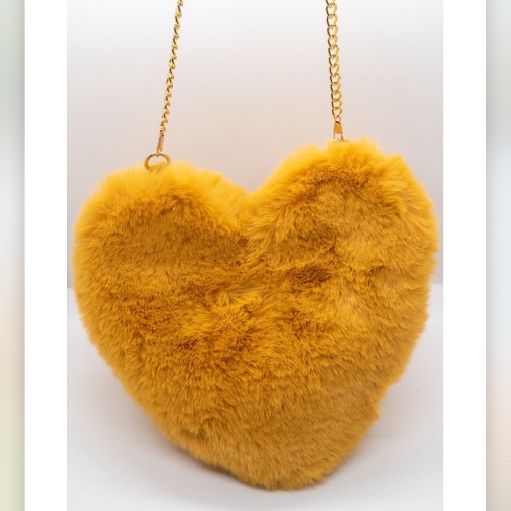 Yellow Heart Crossbody NWT